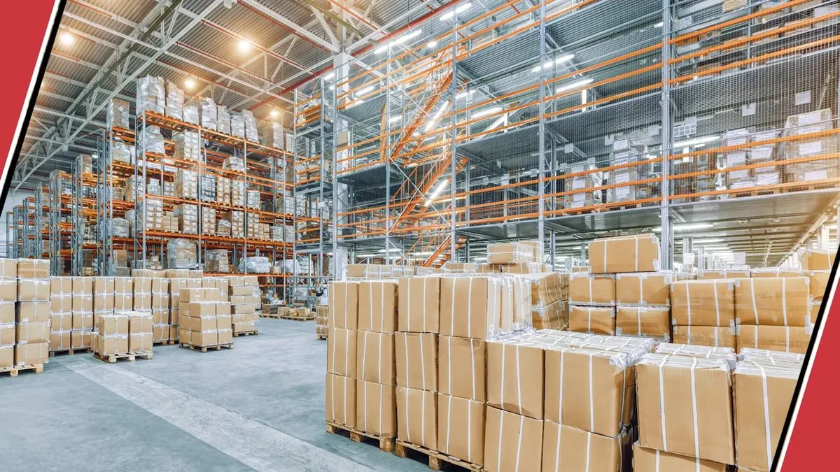 Warehouse interior with commercial plumbing context for Foothill Boulevard properties
